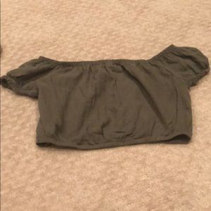 Shirt crop top